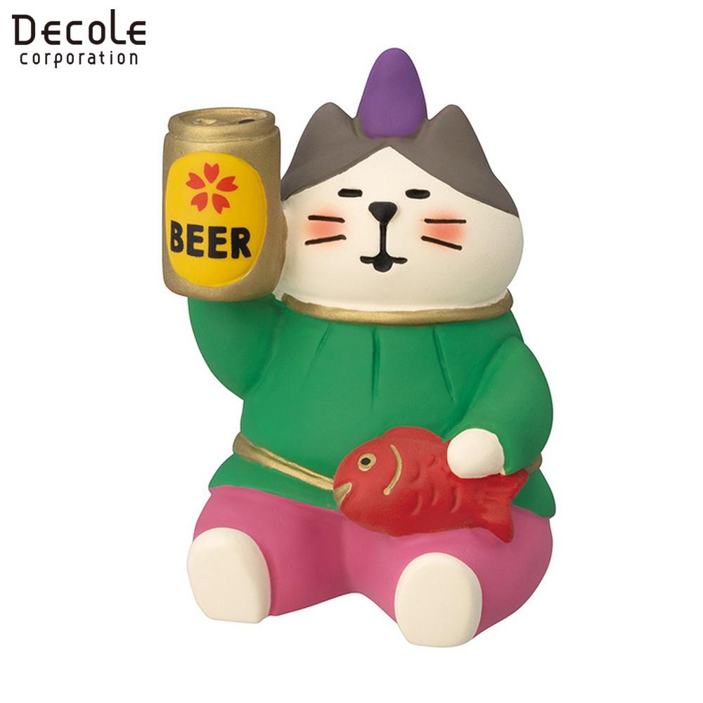 【代購】【DECOLE】concombre 悠閒花宴  乾杯惠比壽神貓