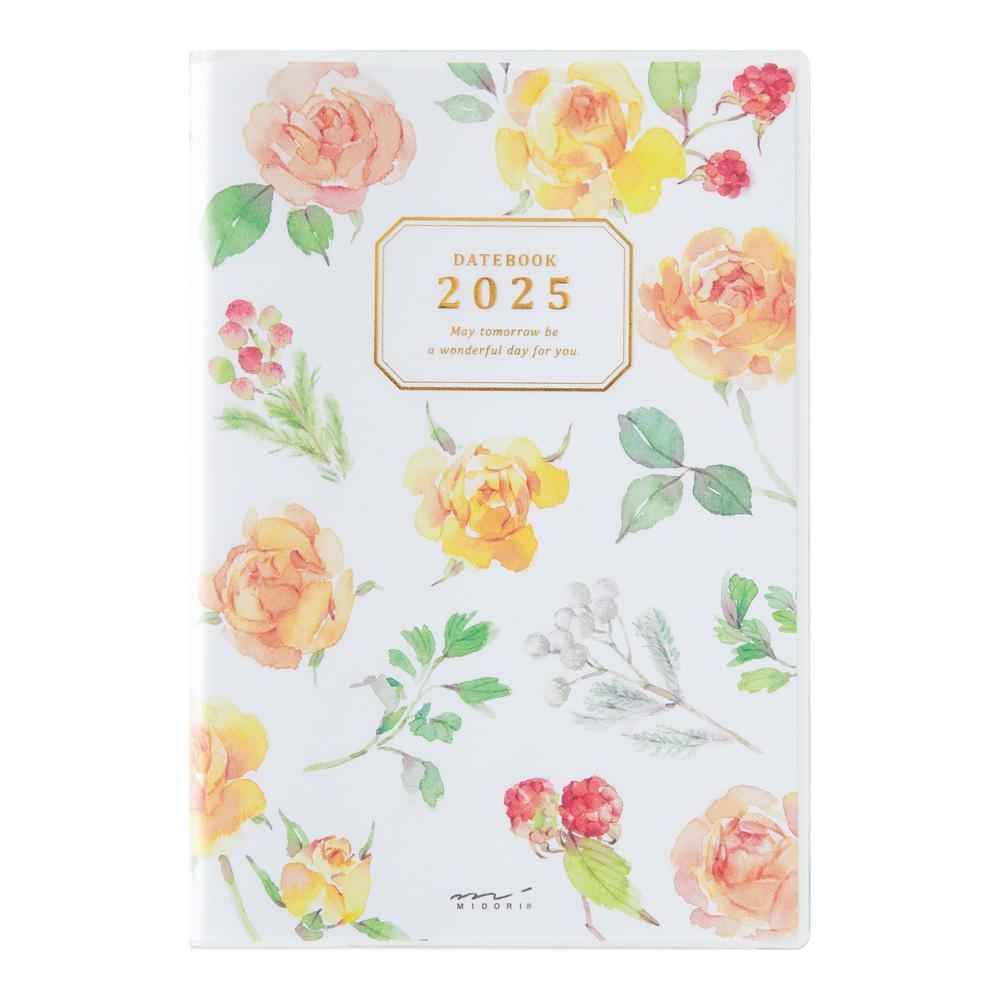 【代購】MIDORI POCKET DIARY 2025手帳(月單週)B6- 鄉村花漾