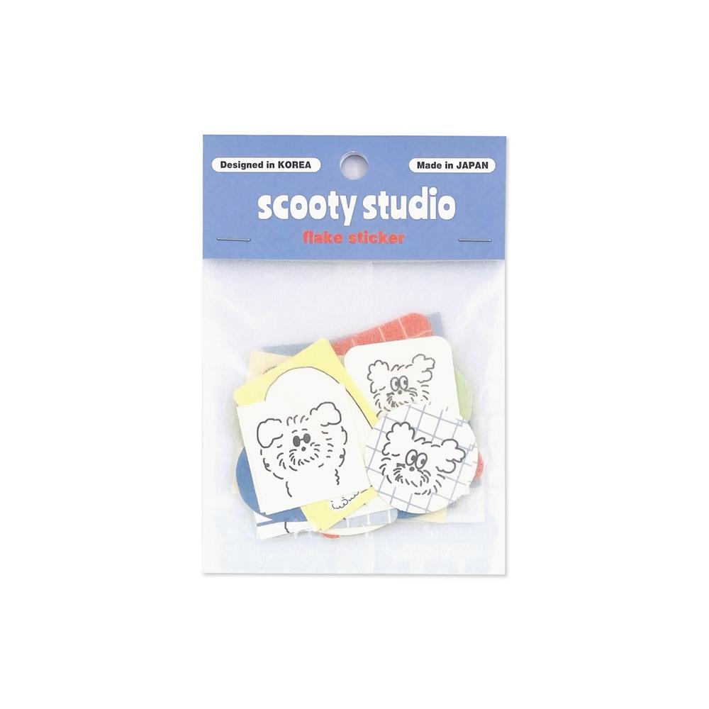 【代購】【FRONTIER】scooty studio 散裝貼紙包30入 ‧ 麥可狗狗