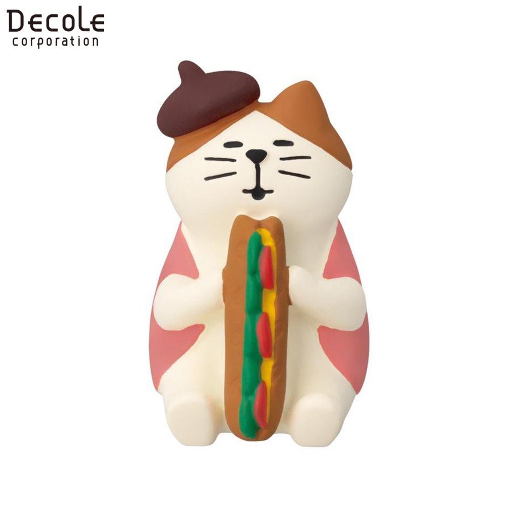 【代購】【DECOLE】concombre 山貓麵包店 悠閒麵包祭典 長棍三明治貓