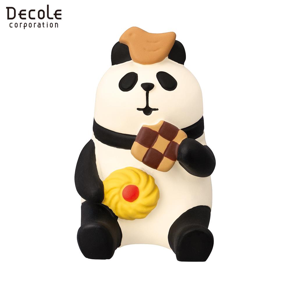 【代購】【DECOLE】concombre 甜點店  貪心餅乾熊貓